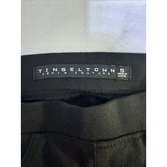 Tinseltown Black Bootcut Stretch Pants S - Picture 3 of 4